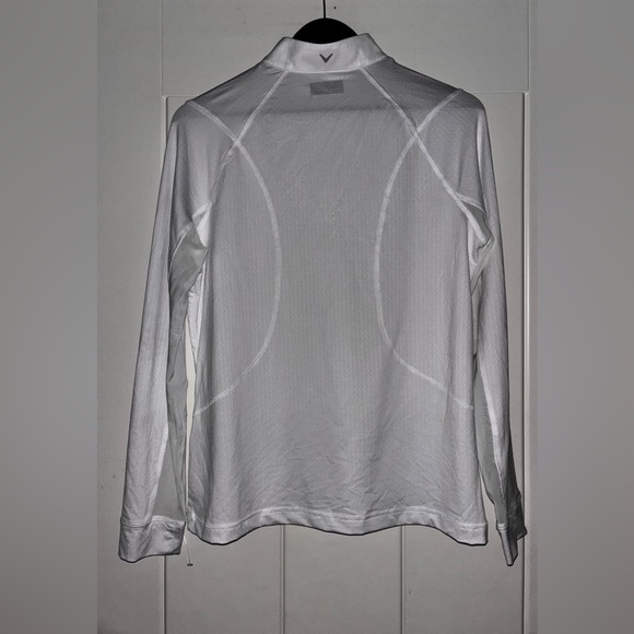 NEW Callaway Golf Jersey Swing Tech 1/4 Zip Women L High Neck Top - Picture 2 of 9